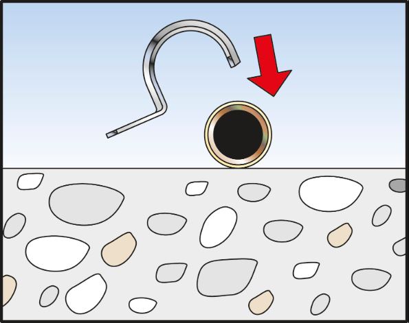 Fischer inslagnagel ED montage - Dhz-proshop, monteren van leidingklemmen is kinderspel
