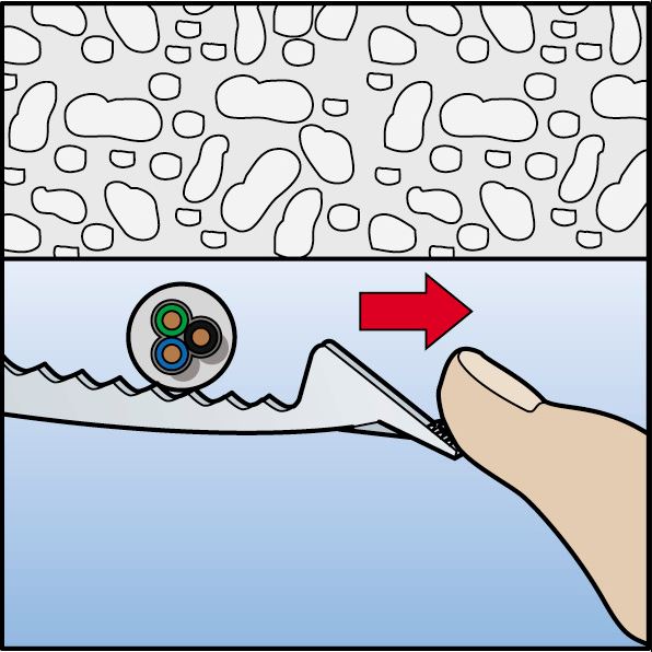 Fischer kabelbeugel KB montage - Dhz-proshop, montage van leidingen