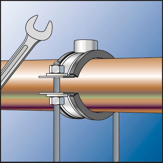 Fischer pijpbeugel FRSM montage - Dhz-proshop, voor vakman en doe het zelver