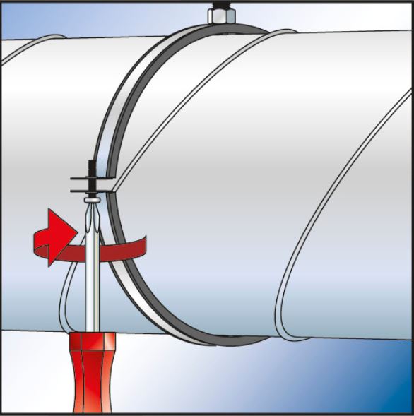 Fischer ventilatiebeugel LGS montage - Dhz-proshop, alles voor je verluchting te monteren
