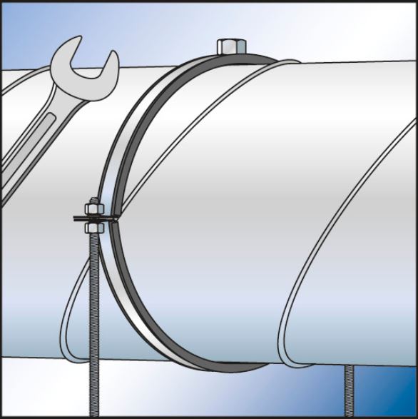 Fischer ventilatiebeugel LGS montage - Dhz-proshop, alles voor je verluchting te monteren