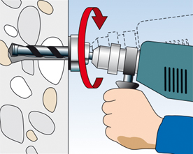 Fischer Zykon inslaganker FZEA II montage - Dhz-proshop, jouw webshop voor alle doe het zelf materialen