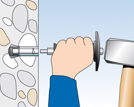 Fischer Zykon inslaganker FZEA II montage - Dhz-proshop, jouw webshop voor alle doe het zelf materialen