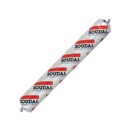 Soudal Soudaflex 20LM midden grijs, worst 600ml excl spuitmond - 127188
