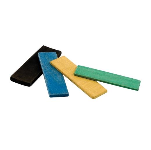 Afbeeldingen van 100st. Soudal Steunblokjes hout 26 x 5 x 80mm blauw - 106805
