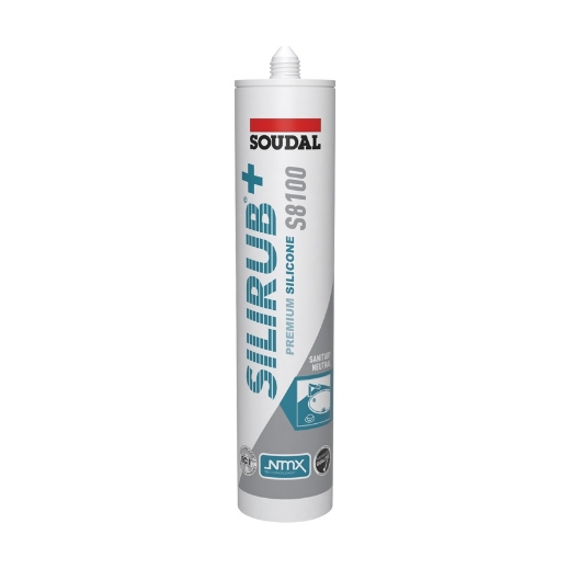 Afbeeldingen van Soudal Silirub+ S8100 Middengrijs Scan, koker 300ml - 134443