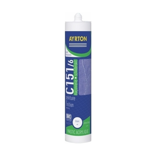 Ayrton Acrylaat C151/6 kleur wit, koker 300ml - 120690