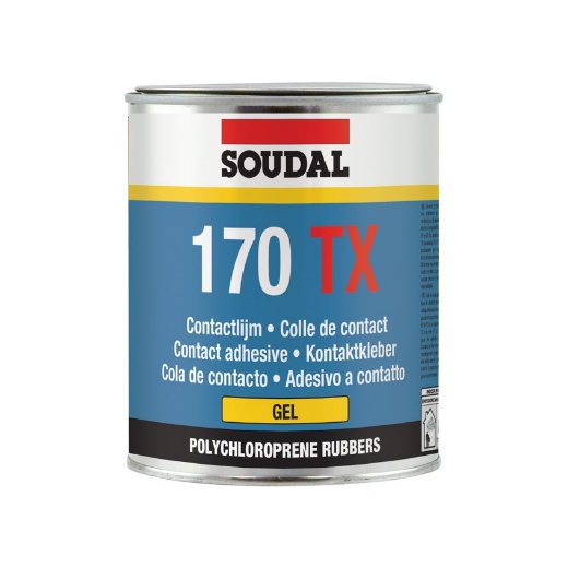Afbeeldingen van Soudal 170 TX gel contactlijm, blik 750ml - 125778