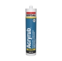Afbeeldingen van Soudal Acryrub grijs, koker 310ml - 102598