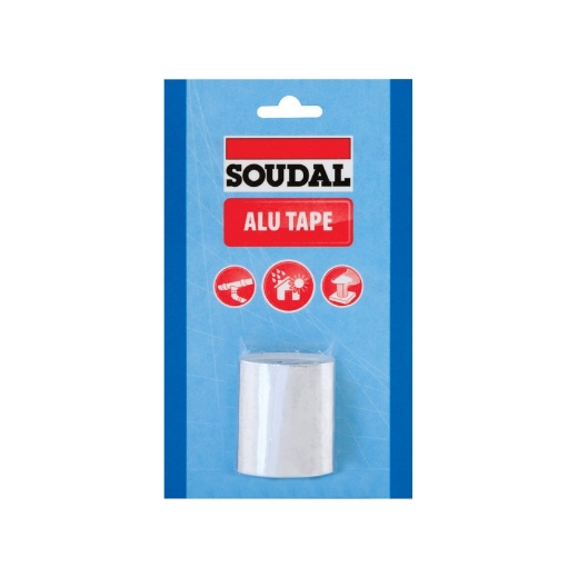 Afbeeldingen van Soudal Afdichtband Alu Tape 5cm x 3m - 124173