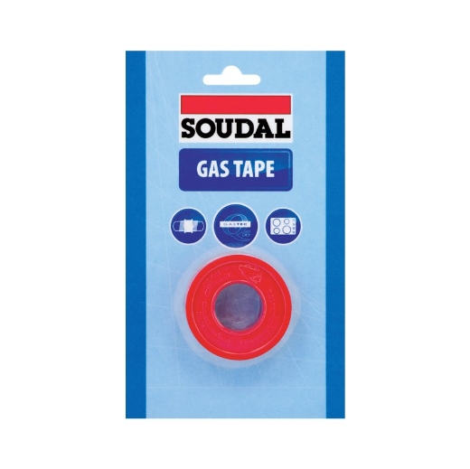 Afbeeldingen van Soudal Afdichtband Gas Tape 12mm x 0,1mm x 12m - 124142
