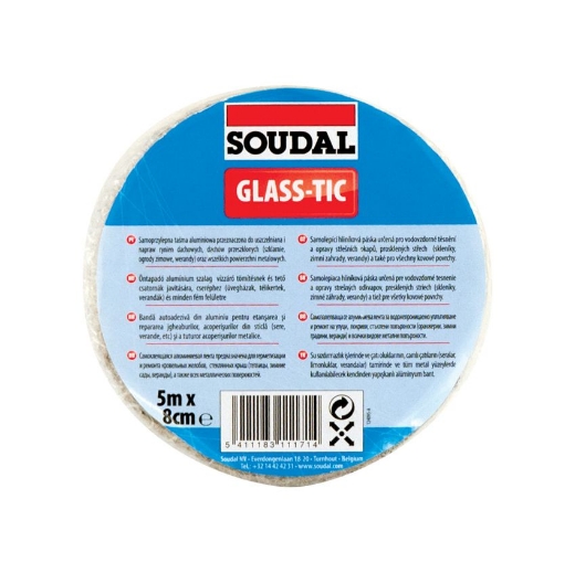 Afbeeldingen van Soudal Afdichtband Glass-Tic 10cm x 10m - 124553