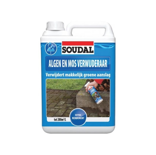 Afbeeldingen van Soudal Algen- en mosverwijderaar - no more green, bus 5l. - 176879