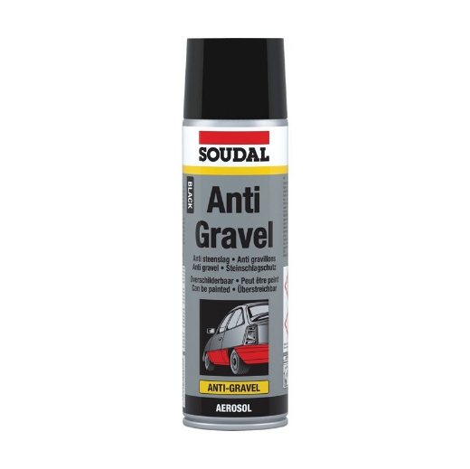 Soudal Anti Gravel aerosol zwart 500ml - 106706