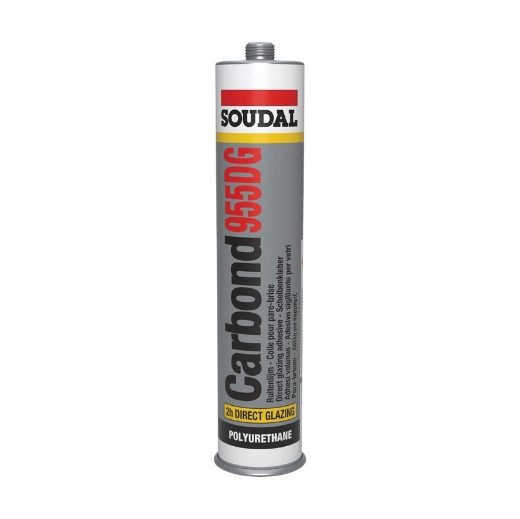Afbeeldingen van Soudal Carbond 955DG zwart, koker 300ml - 105894