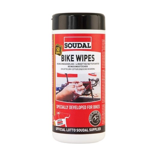 Afbeeldingen van Soudal Cleaning wipes - Special cycling, bus 50st. - 128369