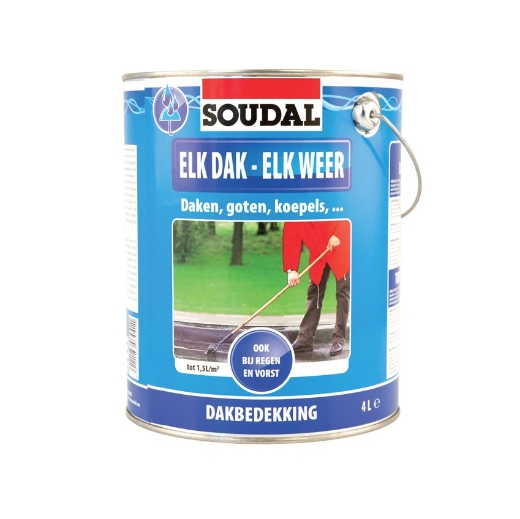 Afbeeldingen van Soudal Elk Dak - Elk Weer grijs, blik 4L - 101520
