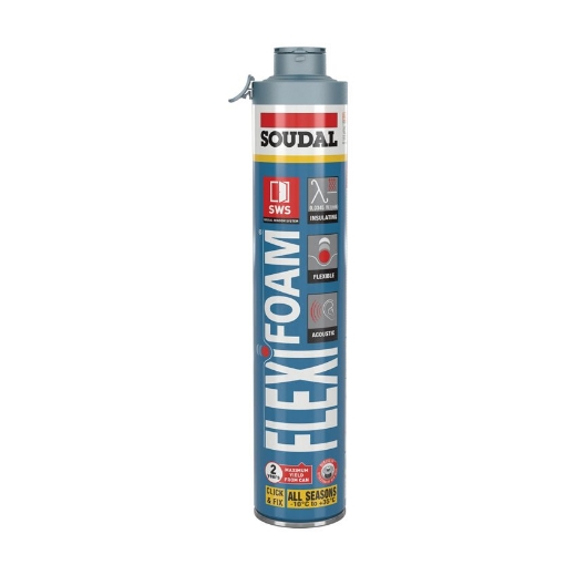 Afbeeldingen van Soudal Flexifoam, bus click&fix 750ml - 118318