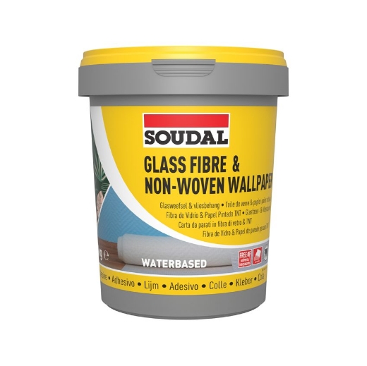 Afbeeldingen van Soudal Glasweefsellijm 29A, pot 1kg - 105688