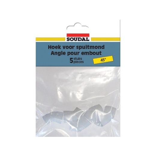 Afbeeldingen van Soudal Hoek voor spuitmond 45° - 5st. - 103002