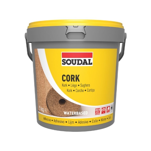 Afbeeldingen van Soudal Kurklijm 22A, emmer 5kg - 100015