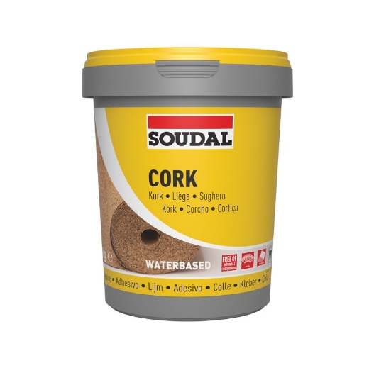 Afbeeldingen van Soudal Kurklijm 22A, pot 1kg - 100014