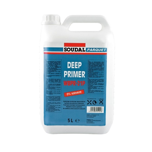 Afbeeldingen van Soudal Parket WBPR-21P Deep sealer wit/transparant drogend, bus 5l. - 113358