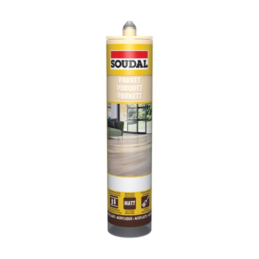 Afbeeldingen van Soudal Parketkit lichte eik, koker 290ml - 124842
