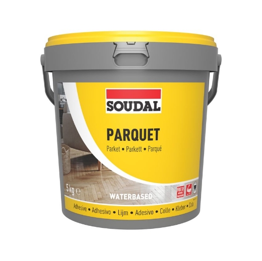 Afbeeldingen van Soudal Parketlijm 68A, emmer 5kg. - 100064