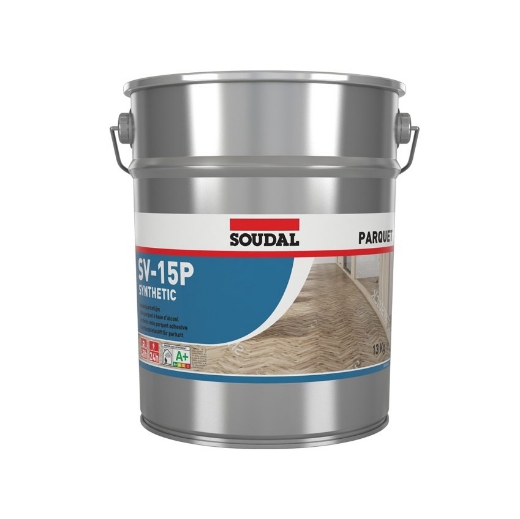 Afbeeldingen van Soudal Parketlijm SV-15P Alcohol  lichtbruin, blik 13kg - 112923