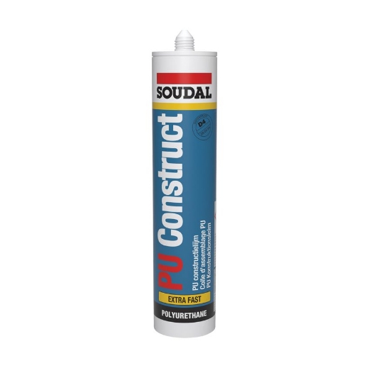 Afbeeldingen van Soudal PU Construct Extra Fast, koker 310ml - 105333