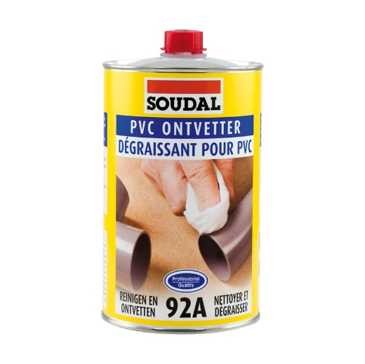 Afbeeldingen van Soudal PVC ontvetter 92A, pot 1l - 100076