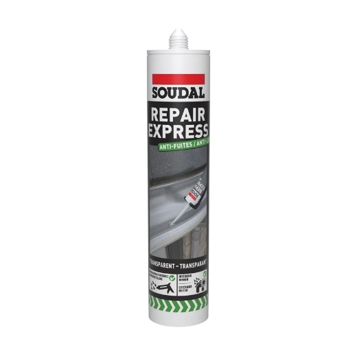 Afbeeldingen van Soudal repair express dak transparant (Vroegere Allesdichter), koker 290ml - 146457