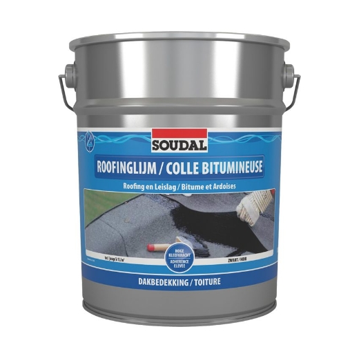 Afbeeldingen van Soudal Roofinglijm zwart, blik 10L - 101517