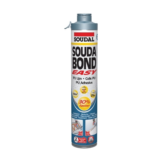 Afbeeldingen van Soudal Soudabond Easy (lijmschuim), bus click&fix 750ml - 121398