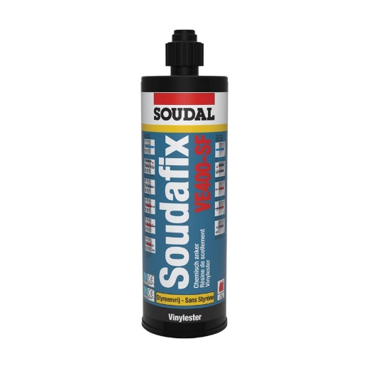 Afbeeldingen van Soudal Soudafix VE400-SF (chemisch anker, vinylester), koker 380ml, incl. mengtuit - 117475