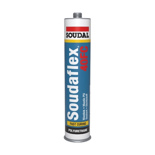 Afbeeldingen van Soudal Soudaflex 40 FC zwart, koker 310ml - 102643