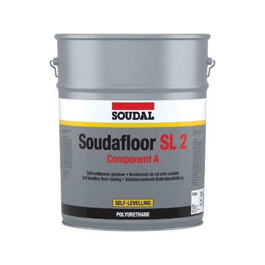 Afbeeldingen van Soudal Soudafloor SL2 gijs, blik 10kg - 103483