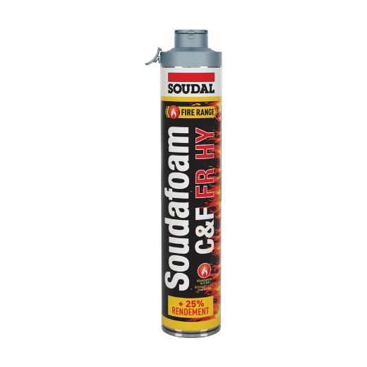 Afbeeldingen van Soudal Soudafoam FR rood, bus click&fix 750ml - 146751