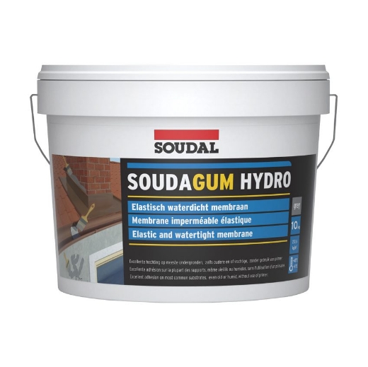 Afbeeldingen van Soudal Soudagum hydro - elastisch waterdicht membraam , emmer 10kg - 131632