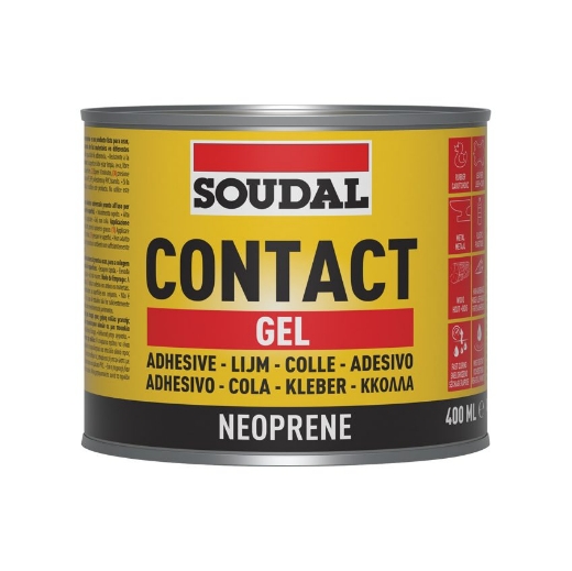 Afbeeldingen van Soudal Tixotrope contactlijm 46A (gel), blik 400ml - 122298
