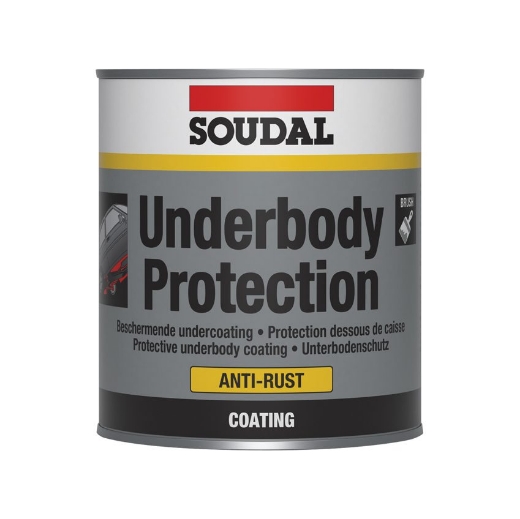 Soudal Underbody Protection brush zwart 1kg - 106704