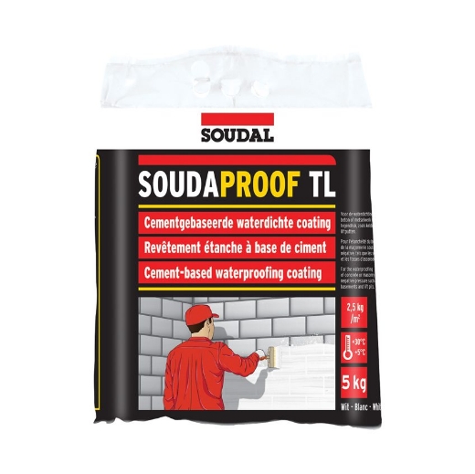 Afbeeldingen van Soudal Soudaproof TL wit, zak 25kg. - 126813