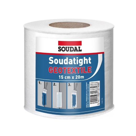 Afbeeldingen van Soudal Soudatextiel 15cm x 20m - kleur wit, 1 rol - 131003