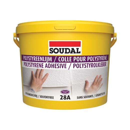 Afbeeldingen van Soudal Polystyreenlijm 28A, emmer 17kg - 154631