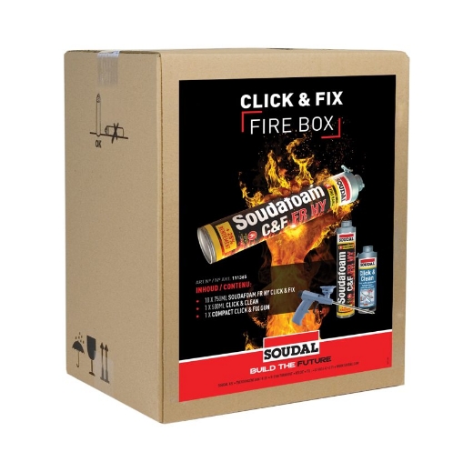 Soudal Fire Box Click & Fix Soudafoam FR HY - 111365