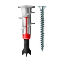 Afbeeldingen van Fischer gipsplaatplug Duoblade S, met schroef 4.5x40 - 545678