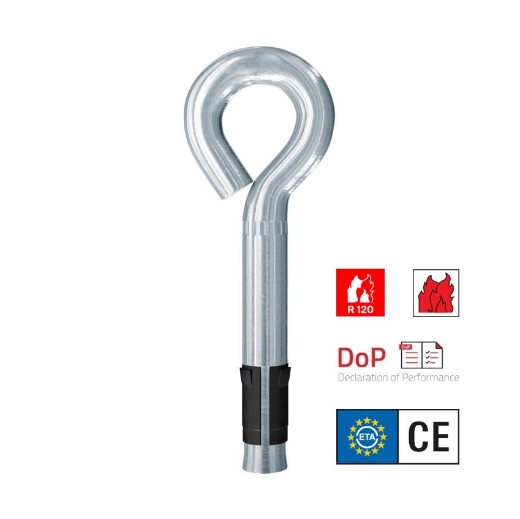 Afbeeldingen van Fischer nagelanker FNA II 6x25 OE, met gesloten oog - 44127