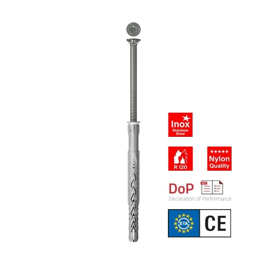 Afbeeldingen van Fischer constructieplug SXRL 14x100mm, inox A4, Torx TX50 - 530933