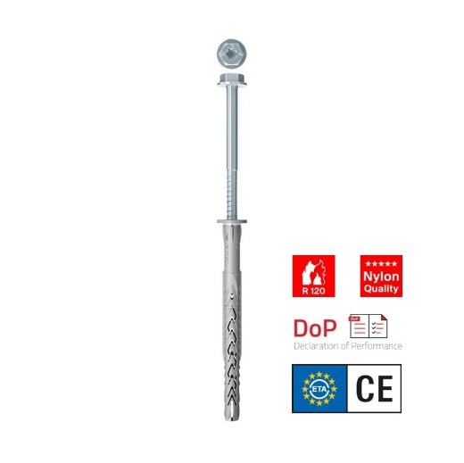 Afbeeldingen van Fischer constructieplug SXRL 14x180mm FUS verzinkt, zeskant - 530951